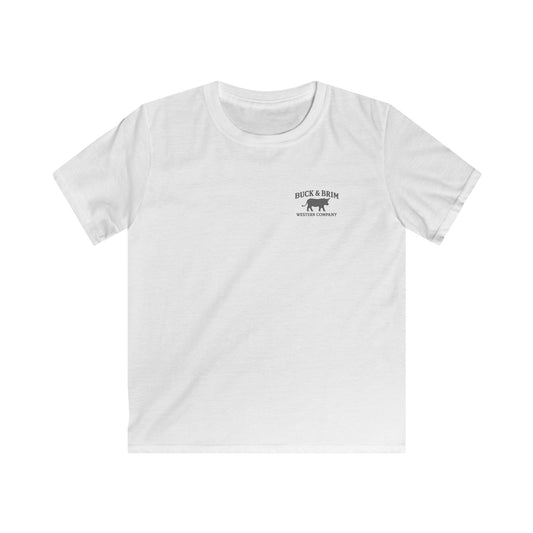 Kids Buck & Brim Camo Logo T-Shirt