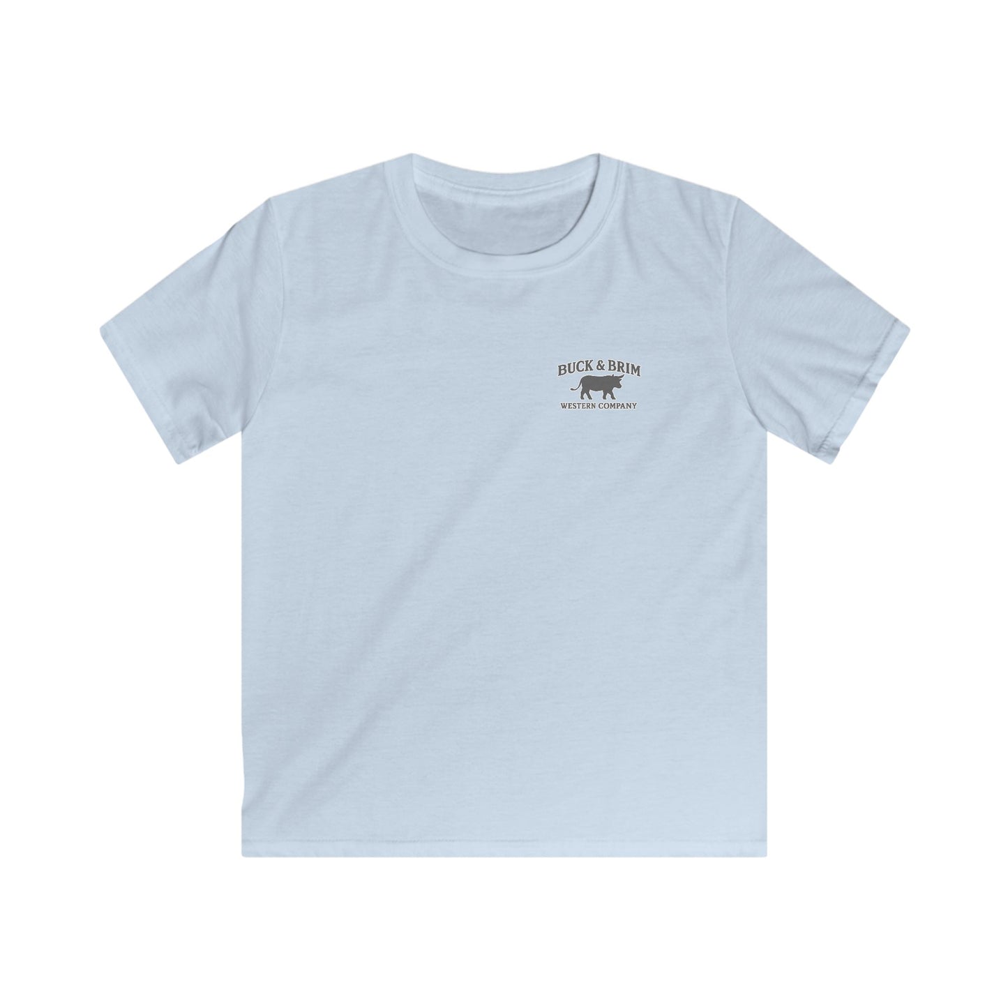 Kids Buck & Brim Camo Logo T-Shirt